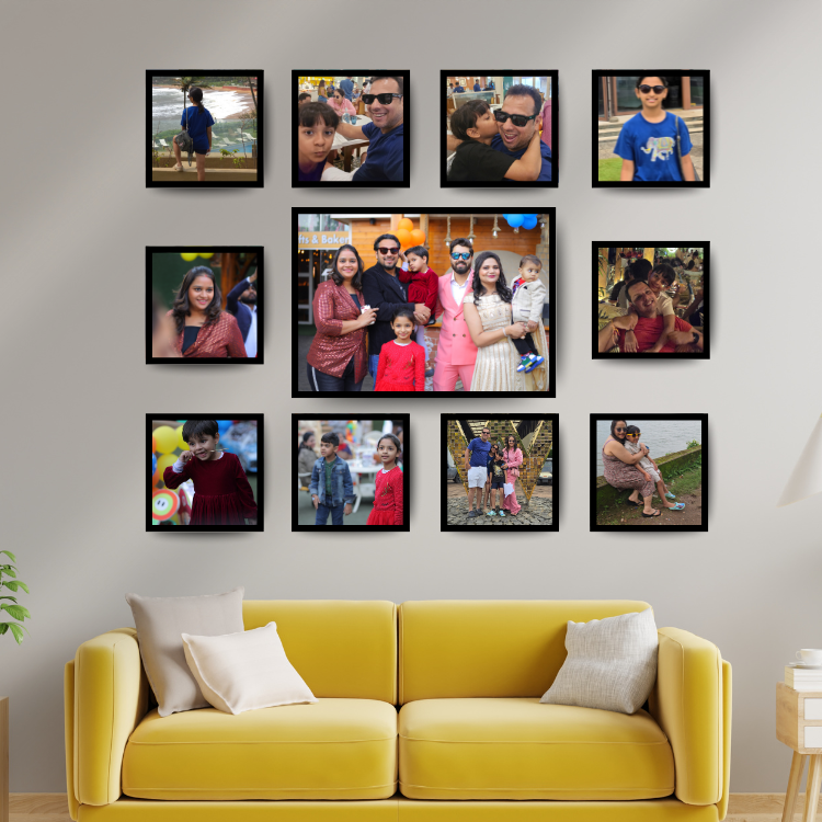 Photo frame gift for parents