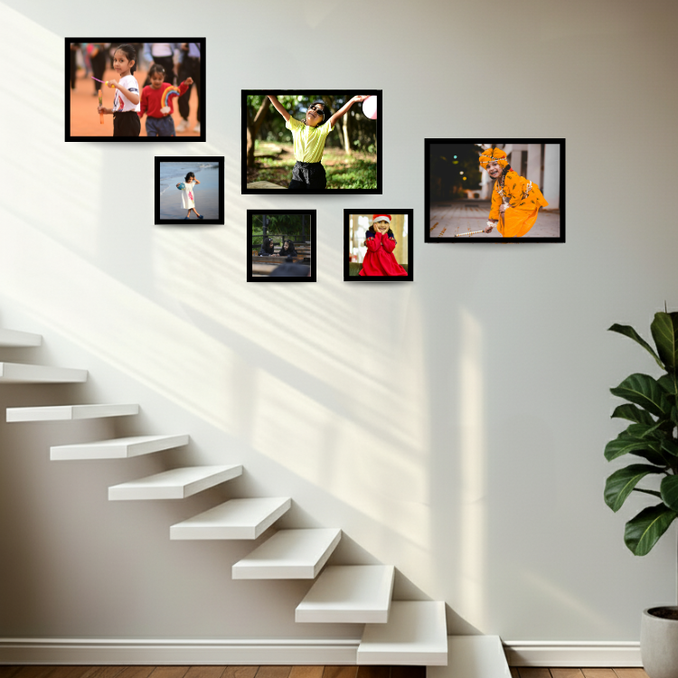 Childhood Photo Frames Set of 6